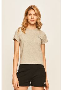 Calvin Klein Underwear - T-shirt CK One. Okazja: na co dzień. Kolor: szary. Materiał: dzianina. Styl: casual #1
