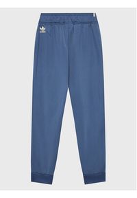 Adidas - adidas Spodnie dresowe Graphic Track HK2831 Niebieski Regular Fit. Kolor: niebieski. Materiał: syntetyk