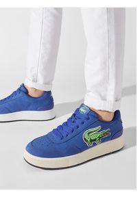 Lacoste Sneakersy Ace Clip 123 1 Sma 745SMA00212S2 Granatowy. Kolor: niebieski. Materiał: nubuk, skóra #4