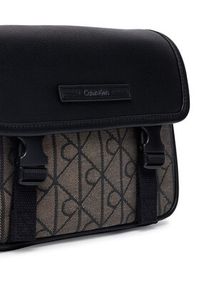 Calvin Klein Saszetka Mixed Emblem Aop LV04D3451G Beżowy. Kolor: beżowy. Materiał: materiał #4