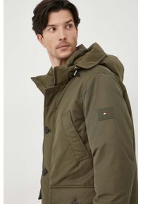 TOMMY HILFIGER - Tommy Hilfiger kurtka puchowa męska kolor zielony zimowa. Kolor: zielony. Materiał: puch. Sezon: zima #2