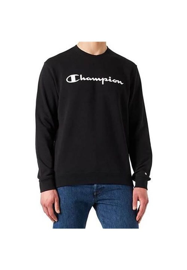 Bluza sportowa chłopięca Champion Crewneck Sweatshirt. Kolor: czarny. Styl: sportowy