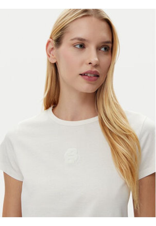 BOSS T-Shirt Eventsa6 50534800 Biały Regular Fit. Kolor: biały. Materiał: bawełna