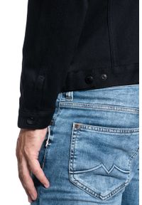 Jack & Jones - JACK & JONES JJIROYAL OVERSHIRT R211 BLACK DENIM 12155119. Kolor: czarny. Materiał: denim #5