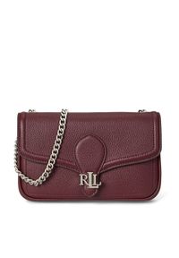 Lauren Ralph Lauren - LAUREN RALPH LAUREN Torebka 432977374004 Bordowy. Kolor: czerwony. Materiał: skórzane