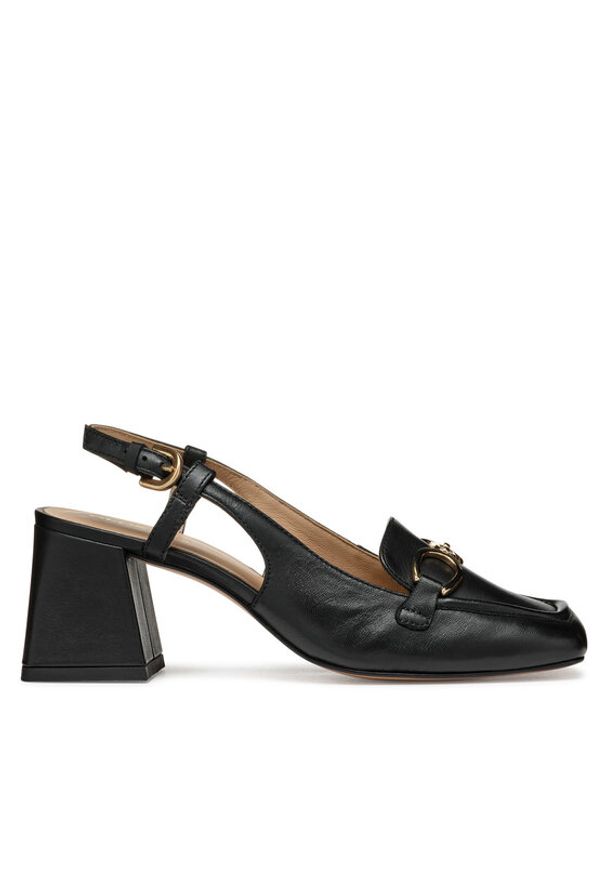 Geox Czółenka D Coronilla D55D1A 000TU C9999 Czarny. Kolor: czarny. Materiał: skóra