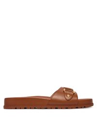 Lauren Ralph Lauren - LAUREN RALPH LAUREN Klapki 802982883001 Brązowy. Kolor: brązowy. Materiał: skóra #1