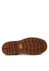 CAT Footwear Półbuty P111124 Żółty. Kolor: żółty. Materiał: nubuk, skóra