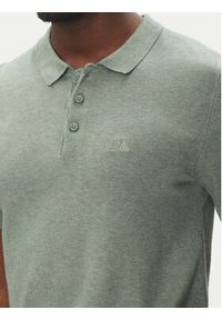 Lindbergh Polo 30-800159 Zielony Slim Fit. Typ kołnierza: polo. Kolor: zielony. Materiał: wiskoza #3