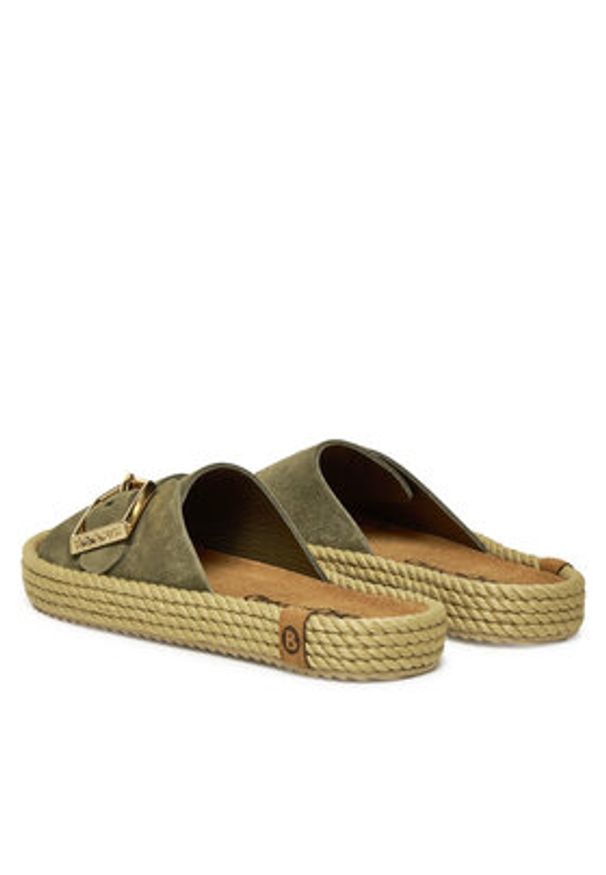 Bohonomad Klapki Corsica COR.12-00011 Khaki. Kolor: brązowy. Materiał: skóra