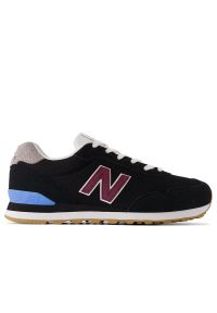 Buty New Balance ML515BU3 - czarne. Okazja: na co dzień. Kolor: czarny. Materiał: materiał, zamsz, syntetyk. Szerokość cholewki: normalna #1