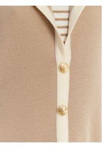 Luisa Spagnoli Kardigan Meridien 100357 Beżowy Regular Fit. Kolor: beżowy. Materiał: wełna #5
