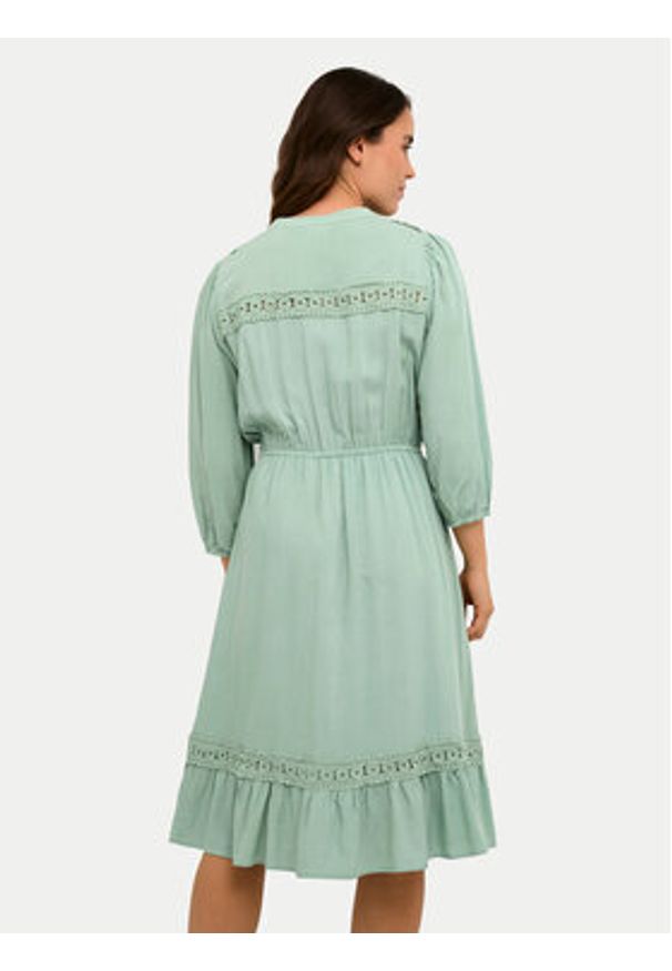Kaffe Sukienka letnia Freya 10507544 Zielony Regular Fit. Kolor: zielony. Materiał: wiskoza. Sezon: lato
