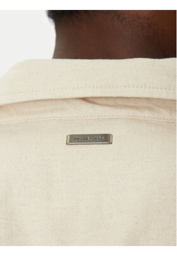 Michael Kors Koszula CR5900PBK8 Écru Regular Fit. Materiał: bawełna