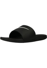 Klapki dla dzieci Nike Kawa Slide. Kolor: czarny. Materiał: materiał, syntetyk. Sezon: lato. Styl: sportowy #1