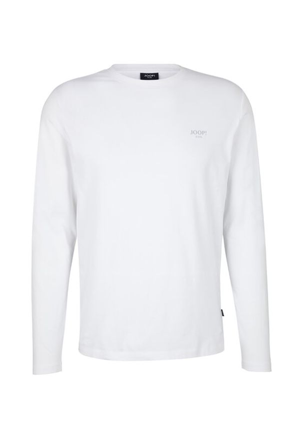 JOOP! Jeans Longsleeve 30033284 Biały Modern Fit. Kolor: biały. Długość rękawa: długi rękaw