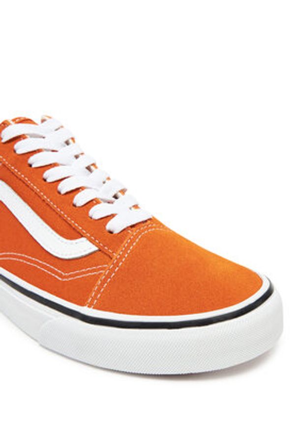 Vans Tenisówki Old Skool VN000D6W52K1 Pomarańczowy. Kolor: pomarańczowy. Materiał: skóra, zamsz