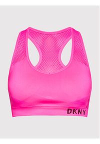 DKNY Sport Biustonosz sportowy DP1T5945 Różowy. Kolor: różowy. Materiał: syntetyk #5