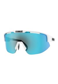 BLIZ - Okulary przeciwsłoneczne rowerowe dla dorosłych Bliz Matrix White M10. Kolor: niebieski