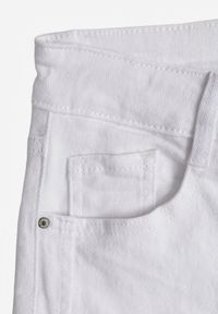 Renee - Białe Jeansy Szerokie Phririope. Okazja: na co dzień. Stan: podwyższony. Kolor: biały. Długość: krótkie. Wzór: aplikacja. Styl: casual, elegancki #5