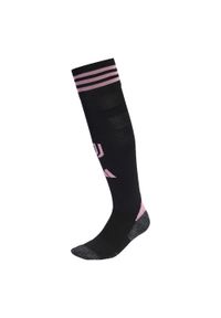 Adidas - Getry Juventus 25/26 Home. Kolor: wielokolorowy, różowy, czarny. Sport: piłka nożna