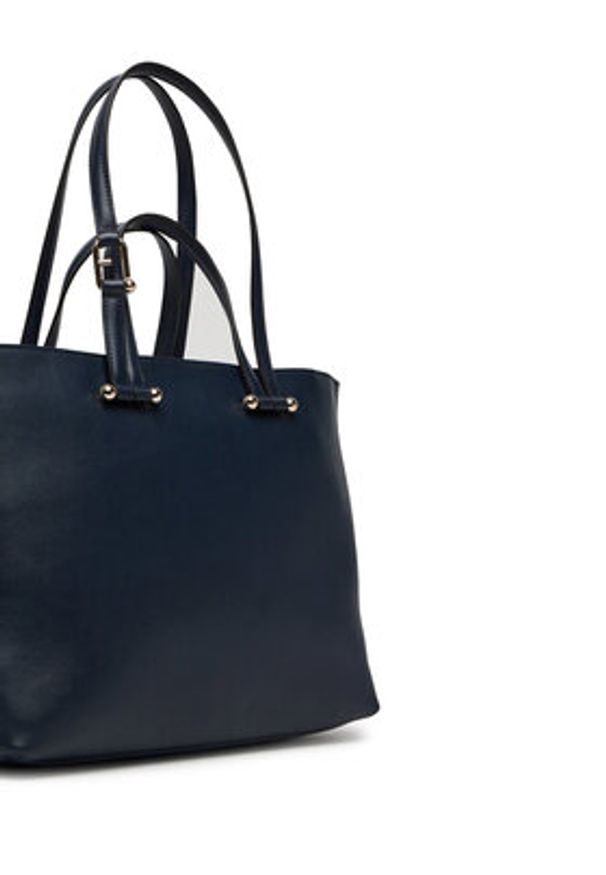Furla Torebka Duetto L WB01453 BX3169 3923S Granatowy. Kolor: niebieski. Materiał: skórzane