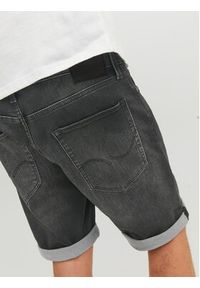 Jack & Jones - Jack&Jones Szorty jeansowe Rick 12223681 Szary Regular Fit. Kolor: szary. Materiał: bawełna, jeans