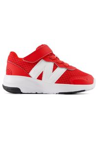 Buty niemowlęce New Balance IT578RD – czerwone. Okazja: na co dzień. Zapięcie: rzepy. Kolor: czerwony. Materiał: guma, syntetyk, materiał. Szerokość cholewki: normalna. Sport: bieganie