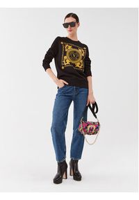 Versace Jeans Couture Bluza 75HAIF07 Czarny Regular Fit. Typ kołnierza: kołnierzyk włoski. Kolor: czarny. Materiał: bawełna #3