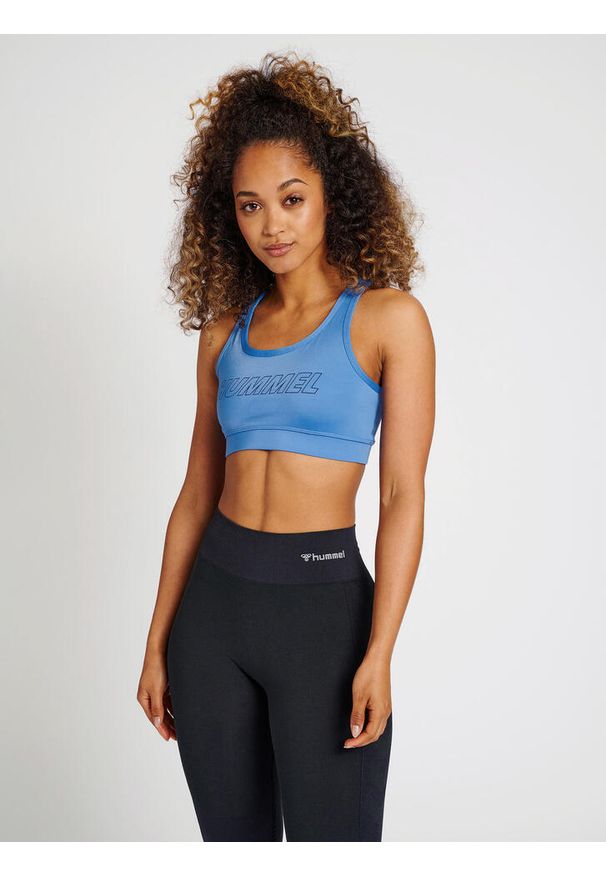 Damskie biustonosze sportowe Hummel TE Tola (x2). Kolor: czarny. Sport: bieganie, fitness