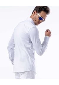 GUNS & TUXEDOS - Biała koszula z logo Guardiola Blanco. Kolor: biały. Długość rękawa: długi rękaw. Długość: długie. Styl: klasyczny, elegancki