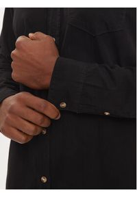 Guess Jeans Koszula M4YH35 WGCF1 Czarny Slim Fit. Kolor: czarny. Materiał: bawełna #4