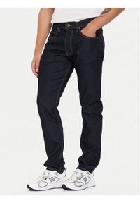Lee Jeansy Rider 112372611 Granatowy Slim Fit. Kolor: niebieski