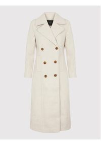 YAS Płaszcz wełniany Mori 26024300 Beżowy Regular Fit. Kolor: beżowy. Materiał: syntetyk #4