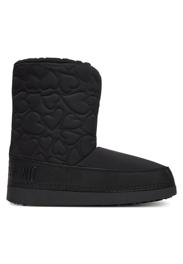 Love Moschino - LOVE MOSCHINO Śniegowce JA24202G1NISE00A Czarny. Kolor: czarny. Materiał: materiał
