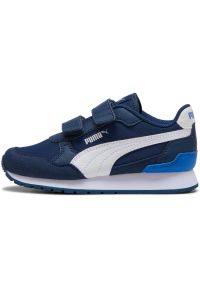 Adidasy Puma St Runner V4 Nl V Ps, Dzieci. Okazja: na uczelnię. Kolor: niebieski. Materiał: materiał. Sport: joga i pilates