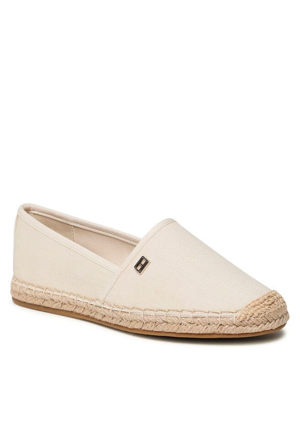 TOMMY HILFIGER - Espadryle Tommy Hilfiger. Kolor: beżowy