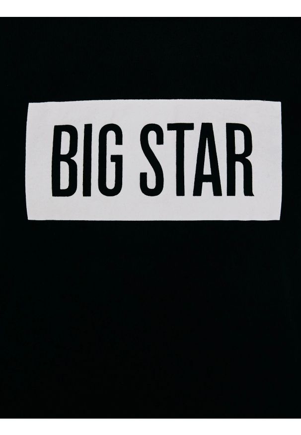 Big-Star - Koszulka damska z nadrukiem czarna Oneidasa 906. Kolor: czarny. Materiał: jeans. Wzór: nadruk. Styl: klasyczny, sportowy