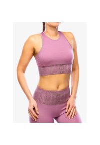 SUPER.NATURAL - Top damski Super.natural Arabesque Lf Top. Kolor: różowy