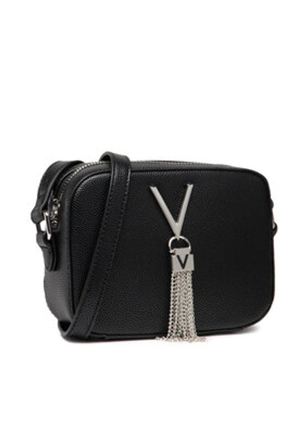 VALENTINO - Valentino Torebka Divina VBS1R409G Czarny. Kolor: czarny. Materiał: skórzane