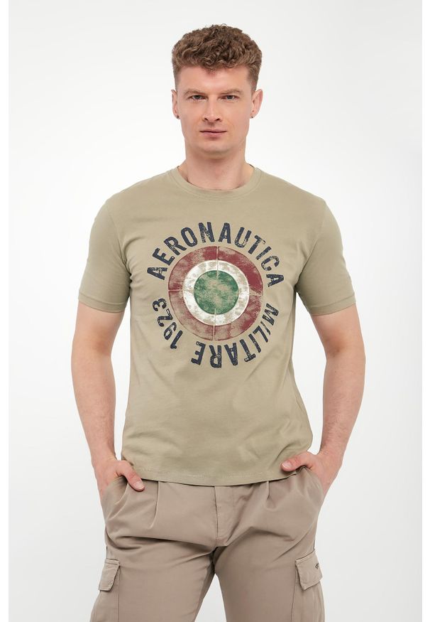 Aeronautica Militare - T-shirt męski z grafiką AERONAUTICA MILITARE