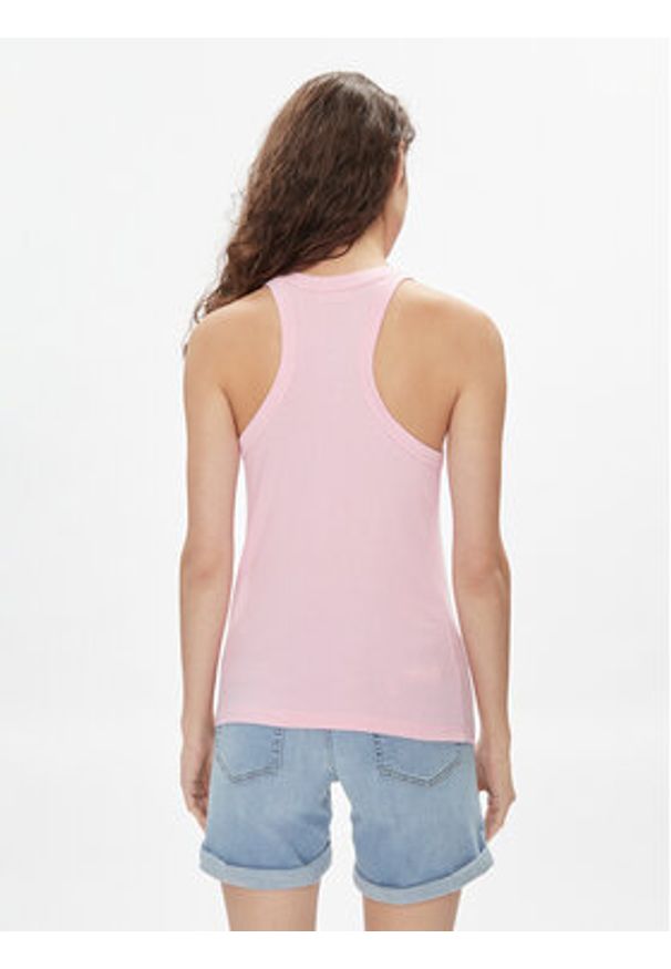 Liu Jo Top MA4327 J4695 Różowy Slim Fit. Kolor: różowy. Materiał: wiskoza