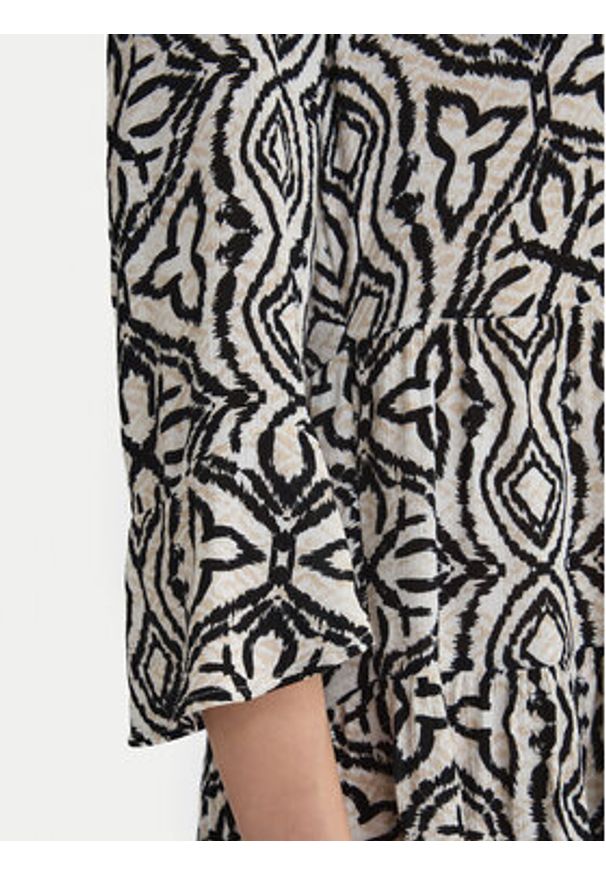 Vero Moda Sukienka codzienna Menny 10341543 Czarny Regular Fit. Okazja: na co dzień. Kolor: czarny. Materiał: wiskoza. Typ sukienki: proste. Styl: casual