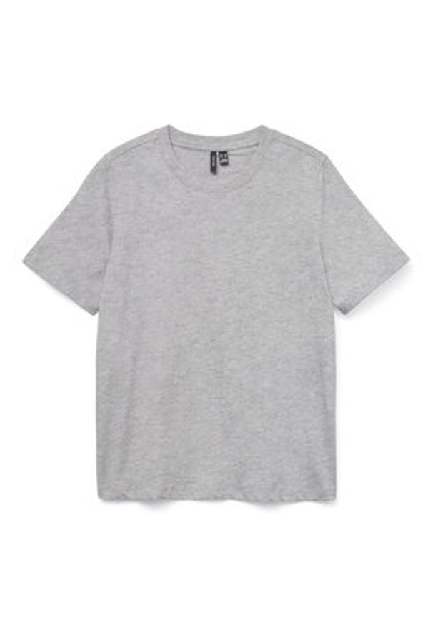 Vero Moda T-Shirt Paulina 10316991 Szary Regular Fit. Kolor: szary. Materiał: bawełna