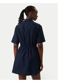 Tommy Jeans Sukienka koszulowa DW0DW20617 Granatowy Regular Fit. Kolor: niebieski. Materiał: bawełna. Typ sukienki: koszulowe #2