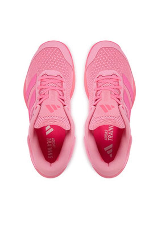 Adidas - adidas Buty na siłownię Dropset 4 JR4667 Różowy. Kolor: różowy. Materiał: materiał. Sport: fitness