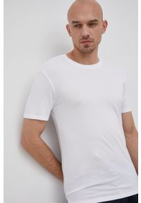 MICHAEL Michael Kors t-shirt bawełniany (3-pack) BR2C001023 kolor biały gładki. Okazja: na co dzień. Kolor: biały. Materiał: bawełna. Wzór: gładki. Styl: casual #1