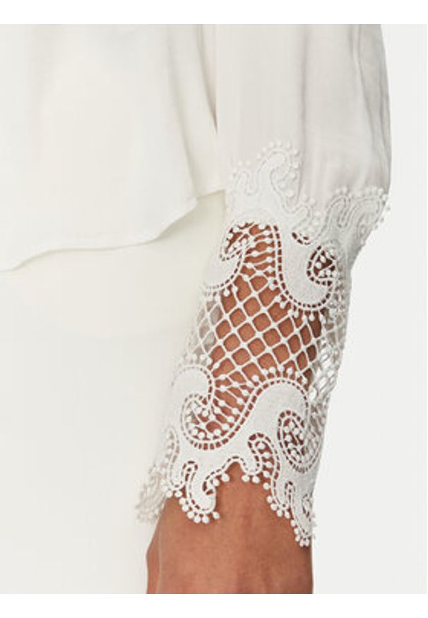 Morgan Bluzka 242-CSPELL Biały Regular Fit. Kolor: biały. Materiał: syntetyk