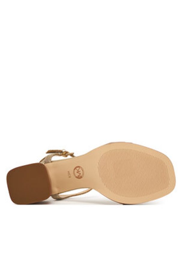 MICHAEL Michael Kors Sandały Mandy 40S6MAMS1D Złoty. Kolor: złoty. Materiał: skóra