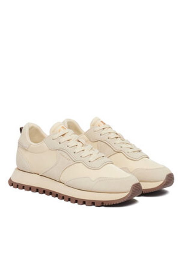 GANT - Gant Sneakersy 32531193 Beżowy. Kolor: beżowy. Materiał: zamsz, skóra